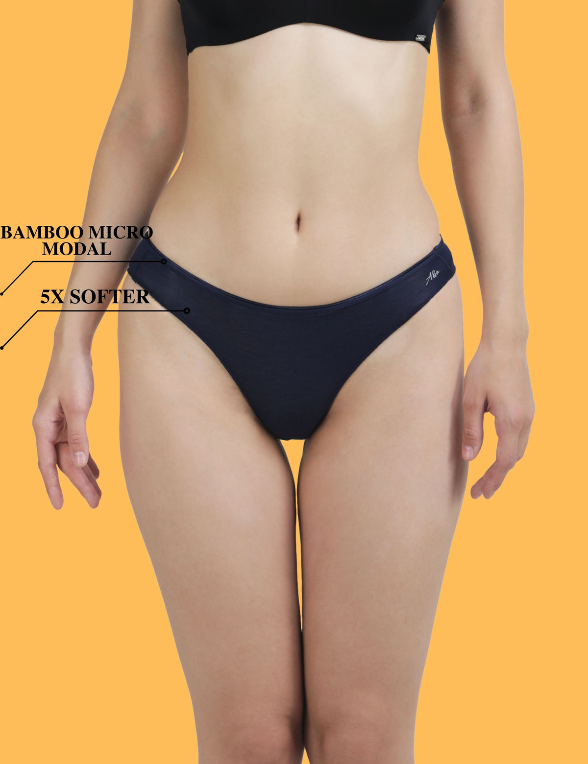 Ashleyandalvis Bamboo Micro Modal antibacterial - Bikini panties(EB-MG-CB) (pack of 3)