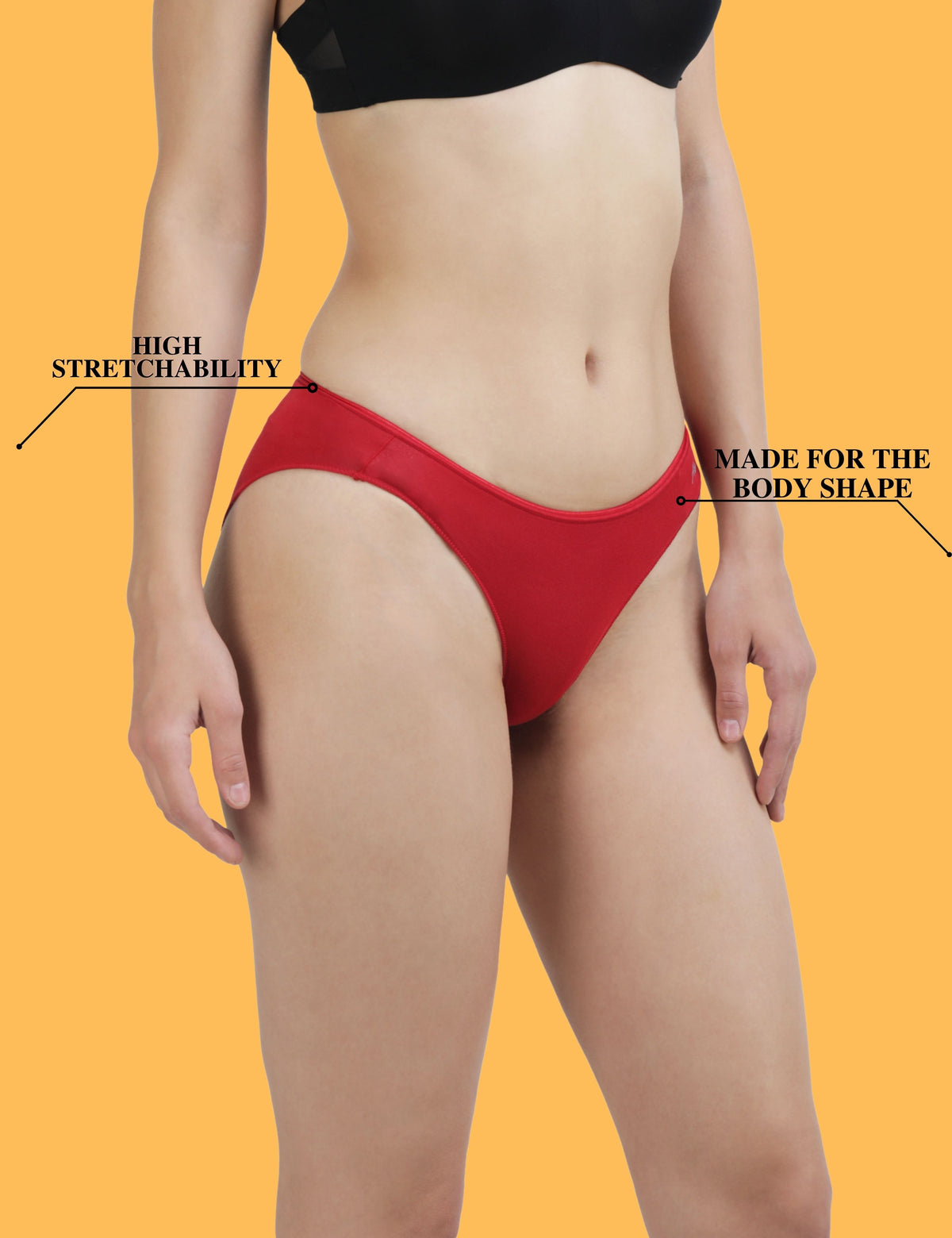 AshleyandAlvis Bamboo Micro Modal antibacterial- Bikini panties SR