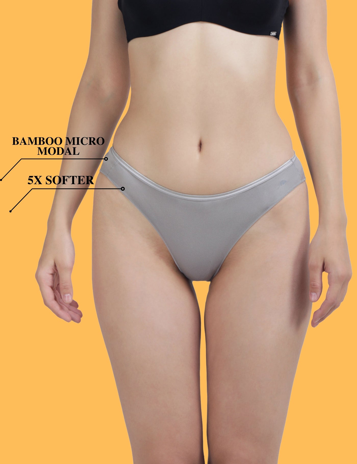 Buy online Bikini Bamboo Micro Modal, Antibacterial, Premium Women