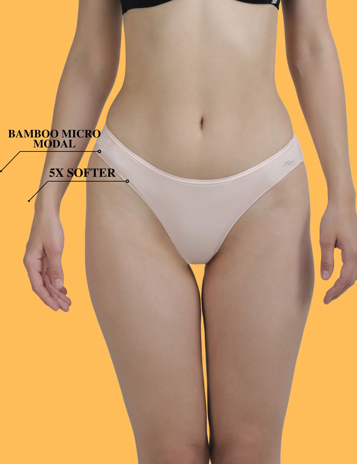 AshleyandAlvis Bamboo Micro Modal  antibacterial - Bikini panties (EB-SW-BP) (pack of 3)